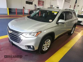2021 Chevrolet Traverse LT Cloth with VIN 1GNEVMKWXMJ220477, listed as a IAAI auction lot 42842579 with 62,180 mi miles and . Bid and sale history available at DreamBid. Image 4.