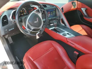 2017 Chevrolet Corvette Z06 3LZ with VIN 1G1YU2D64H5602862, listed as a Copart auction lot 69584994 with 57,376 mi miles and Clean Title. Bid and sale history available at carsss.com. Image 8.