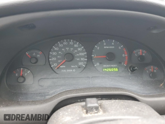 2001 Ford Mustang Deluxe with VIN 1FAFP44411F207916, listed as a Copart auction lot 50349915 with 142,609 mi miles and Salvage Title. Bid and sale history available at carsss.com. Image 9.
