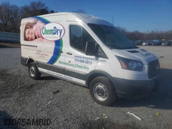 2017 Ford Transit with VIN 1FTYR1CM1HKB07796, listed as a Copart auction lot 42052045 with 143,766 mi miles and Salvage Title. Bid and sale history available at DreamBid. Image 4.