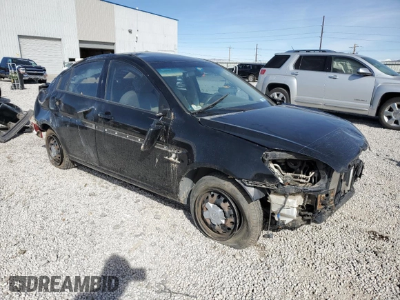 2007 Hyundai Accent GLS with VIN KMHCN46C47U122463, listed as a Copart auction lot 46126345 with 92,824 mi miles and Salvage Title. Bid and sale history available at carsss.com. Image 4.
