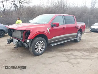 2022 Ford F-150 XL with VIN 1FTFW1E87NFC15893, listed as a IAAI auction lot 41673391 with 26,979 mi miles. Bid and sale history available at carsss.com. Image 2.