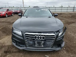 2012 Audi A7 Prestige with VIN WAUSGAFC0CN004453, listed as a Copart auction lot 54923205 with 217,544 mi miles and Salvage title. Bid and sale history available at DreamBid. Image 5.