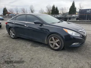 2012 Hyundai Sonata Limited with VIN 5NPEC4AB7CH411987, listed as a Copart auction lot 47924155 with 163,430 mi miles and Salvage Title. Bid and sale history available at carsss.com. Image 4.