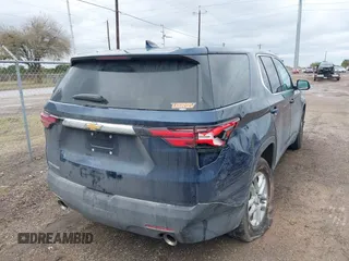 2022 Chevrolet Traverse LS with VIN 1GNERFKW6NJ147951, listed as a IAAI auction lot 41388931 with 57,424 mi miles and . Bid and sale history available at DreamBid. Image 4.