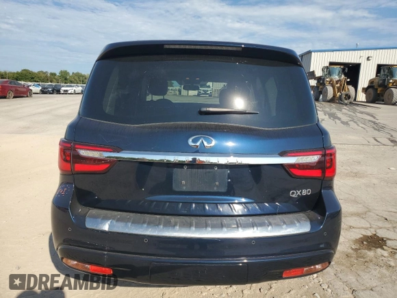 2018 Infiniti QX80 with VIN JN8AZ2NE7J9193002, listed as a Copart auction lot 72752564 with 100,692 mi miles and Salvage Title. Bid and sale history available at carsss.com. Image 6.