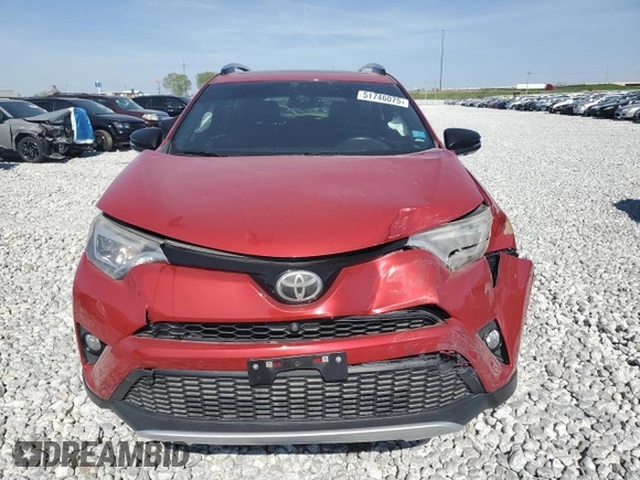 2016 Toyota RAV4 SE with VIN 2T3JFREVXGW458596, listed as a Copart auction lot 51746075 with 99,277 mi miles and Salvage title. Bid and sale history available at DreamBid. Image 5.