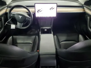 2023 Tesla Model 3 with VIN 5YJ3E1EA5PF439017, listed as a Copart auction lot 53694145 with 73,875 mi miles and Salvage Title. Bid and sale history available at DreamBid. Image 8.