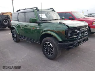 2024 Ford Bronco Outer Banks with VIN 1FMDE8BHXRLB04524, listed as a IAAI auction lot 41889308 with 837 mi miles. Bid and sale history available at carsss.com. Image 1.