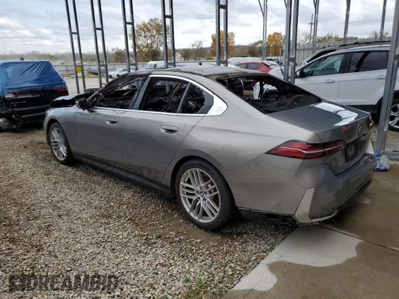 2024 BMW 5 Series 530i xDrive with VIN WBA53FJ04RCS72056, listed as a Copart auction lot 78509344 with 0 mi miles and Salvage Title. Bid and sale history available at carsss.com. Image 2.