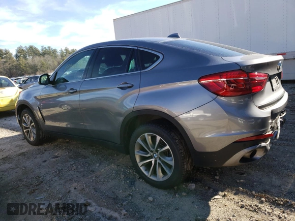 2017 BMW X6 xDrive35i with VIN 5UXKU2C39H0U28464, listed as a Copart auction lot 72980332 with 58,485 mi miles. Bid and sale history available at carsss.com. Image 2.