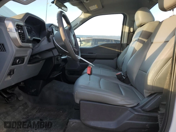 2022 Ford F-150 XL with VIN 1FTMF1EB3NKD69950, listed as a Copart auction lot 87855855 with 37,001 mi miles and Salvage title. Bid and sale history available at DreamBid. Image 7.