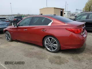 2014 Infiniti Q50 Hybrid Premium with VIN JN1AV7AR2EM702478, listed as a Copart auction lot 53332775 with 115,142 mi miles and Clean Title. Bid and sale history available at DreamBid. Image 2.