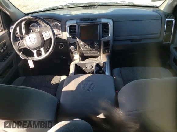 2014 Ram 1500 SLT with VIN 1C6RR7GT2ES303144, listed as a Copart auction lot 46459505 with 131,188 mi miles and Salvage title. Bid and sale history available at DreamBid. Image 8.