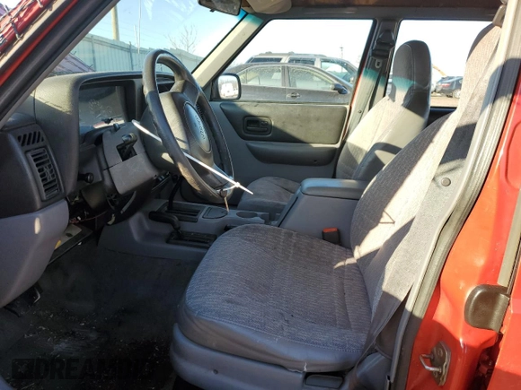 1997 Jeep Cherokee SE with VIN 1J4FJ28S9VL501171, listed as a Copart auction lot 44863615 with 206,592 mi miles and Salvage Title. Bid and sale history available at carsss.com. Image 7.