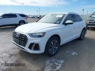 2022 Audi Q5 S line Premium Plus with VIN WA1EAAFY7N2092557, listed as a IAAI auction lot 41596625 with 50,217 mi miles. Bid and sale history available at carsss.com. Image 17.