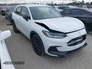 2024 Honda HR-V Sport with VIN 3CZRZ1H56RM701388, listed as a IAAI auction lot 41042980 with 33,668 mi miles. Bid and sale history available at carsss.com. Image 1.
