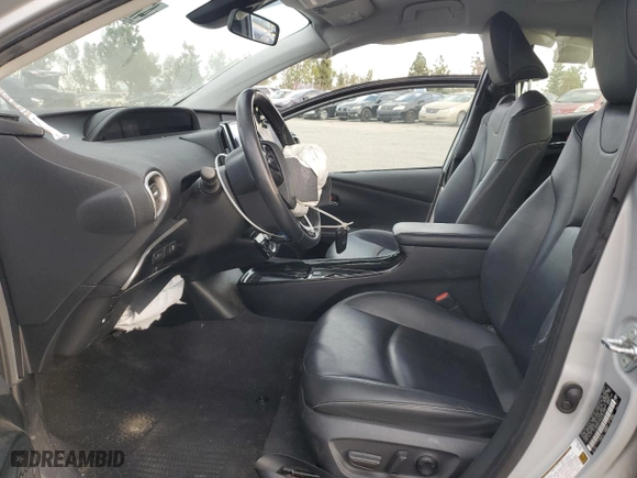 2021 Toyota Prius Prime LE with VIN JTDKAMFP3M3187272, listed as a Copart auction lot 47268255 with NaN miles and Salvage Title. Bid and sale history available at carsss.com. Image 7.