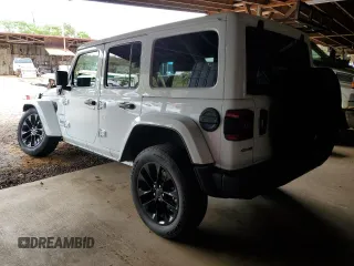 2024 Jeep Wrangler Sahara with VIN 1C4RJXP67RW223380, listed as a Copart auction lot 52192095 with 18,326 mi miles and Salvage Title. Bid and sale history available at DreamBid. Image 2.