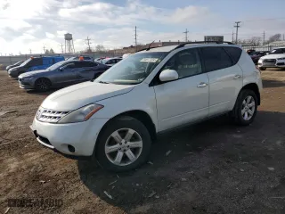 2006 Nissan Murano SL with VIN JN8AZ08T96W405907, listed as a Copart auction lot 84817324 with 128,416 mi miles and Clean Title. Bid and sale history available at carsss.com. Image 1.