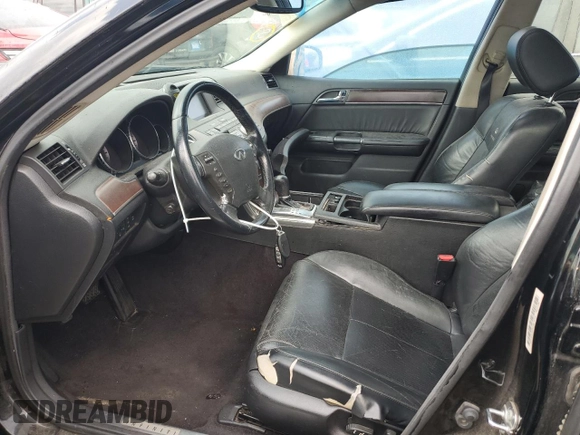 2008 Infiniti M с VIN JNKAY01E28M600190, выставлен на аукционе Copart как лот 57798385 с пробегом 263 436 миль миль и Списание • Salvage title. История ставок и продаж доступна на DreamBid. Изображение 7.