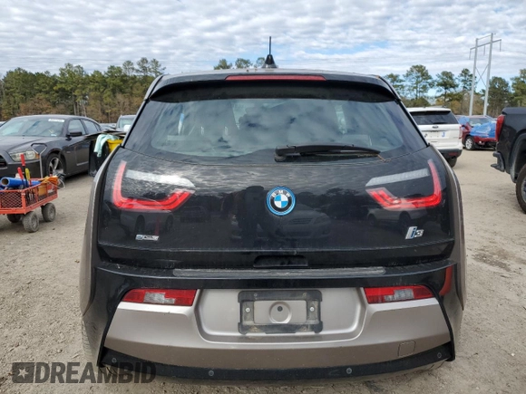 2014 BMW i3 with VIN WBY1Z4C55EVX62872, listed as a Copart auction lot 88975135 with 49,841 mi miles and Salvage Title. Bid and sale history available at carsss.com. Image 6.
