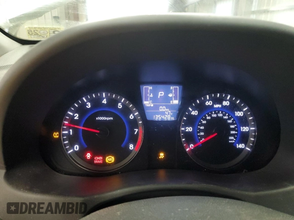 2017 Hyundai Accent SE with VIN KMHCT5AE6HU315915, listed as a Copart auction lot 88300555 with 135,428 mi miles and Salvage Title. Bid and sale history available at carsss.com. Image 9.