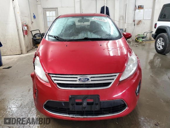 2012 Ford Fiesta SE with VIN 3FADP4BJ1CM147493, listed as a Copart auction lot 51436635 with 166,121 mi miles and Salvage Title. Bid and sale history available at DreamBid. Image 5.
