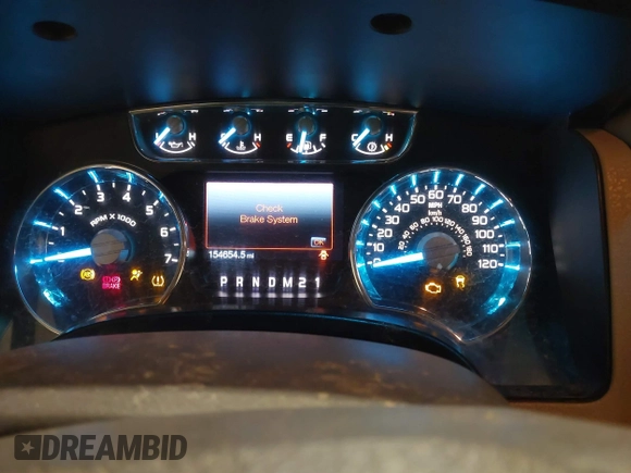 2012 Ford F-150 XL with VIN 1FTFW1ET9CFA04969, listed as a IAAI auction lot 41650332 with 154,654 mi miles and . Bid and sale history available at DreamBid. Image 7.