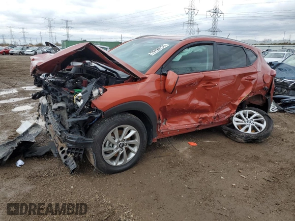 2016 Hyundai Tucson Eco with VIN KM8J33A22GU034677, listed as a Copart auction lot 79196754 with 0 mi miles and Salvage Title. Bid and sale history available at carsss.com. Image 1.