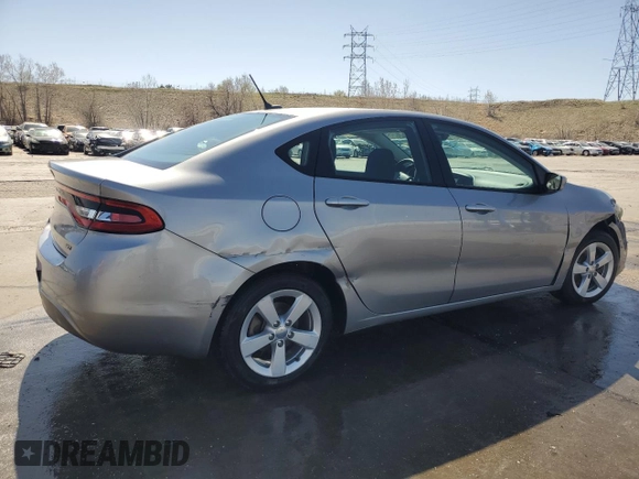 2015 Dodge Dart SXT with VIN 1C3CDFBB6FD364755, listed as a Copart auction lot 52641815 with 128,557 mi miles and Salvage Title. Bid and sale history available at carsss.com. Image 3.