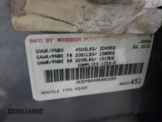 2011 Mitsubishi Lancer with VIN JA32Y6HVXBU601253, listed as a Copart auction lot 79090934 with 147,823 mi miles and Salvage Title. Bid and sale history available at DreamBid. Image 13.