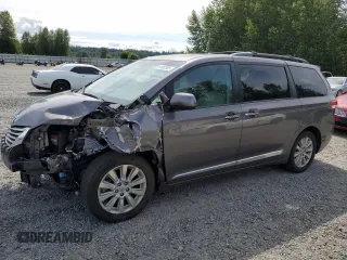 2013 Toyota Sienna XLE с VIN 5TDDK3DC9DS051534, выставлен на аукционе Copart как лот 61487035 с пробегом 66 168 миль миль и Списание • Salvage title. История ставок и продаж доступна на DreamBid. Изображение 1.