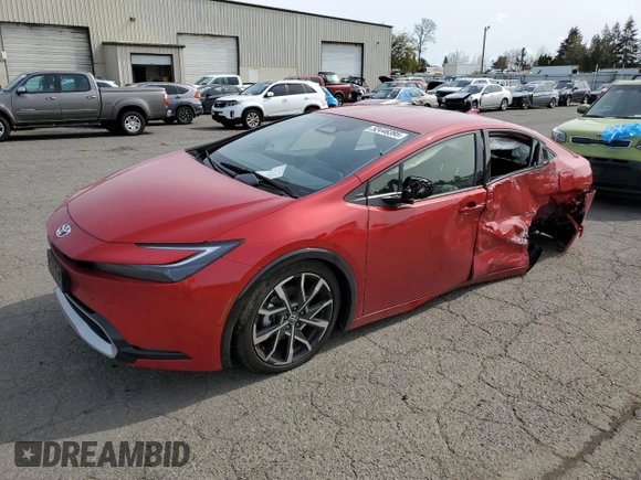 2024 Toyota Prius SE z VIN JTDACACU8R3034408, wystawiony jako Copart lot #52446395 z przebiegiem 3 112 mil mil oraz Szkoda całkowita • Salvage title. Historia ofert i sprzedaży dostępna na DreamBid. Obrazek 1.