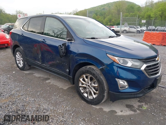 2020 Chevrolet Equinox LT with VIN 3GNAXUEV0LL264829, listed as a IAAI auction lot 42122941 with 95,395 mi miles and . Bid and sale history available at DreamBid. Image 1.