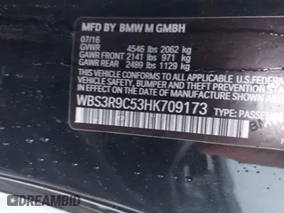 2017 BMW M4 with VIN WBS3R9C53HK709173, listed as a IAAI auction lot 41978162 with 105,427 mi miles. Bid and sale history available at carsss.com. Image 9.