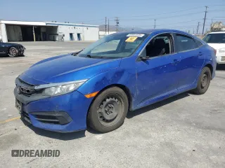 2017 Honda Civic LX z VIN 19XFC2F57HE222022, wystawiony jako Copart lot #59983835 z przebiegiem 129 119 mil mil oraz Szkoda całkowita • Salvage title. Historia ofert i sprzedaży dostępna na DreamBid. Obrazek 1.
