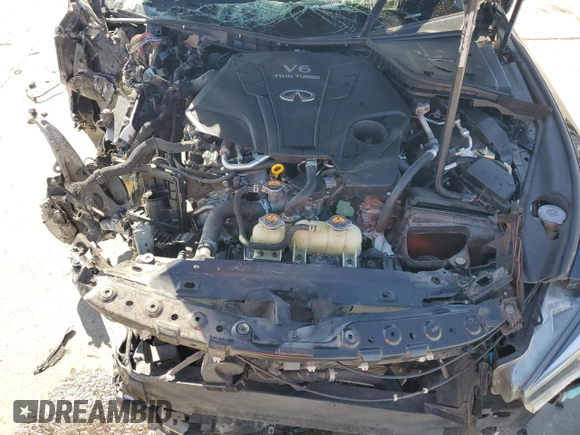 2021 Infiniti Q50 Signature Edition with VIN JN1EV7CPXMM700442, listed as a Copart auction lot 77664694 with Not provided miles and Non repairable. Bid and sale history available at DreamBid. Image 11.