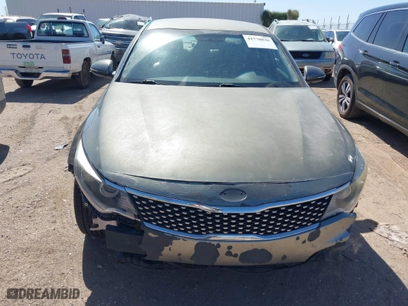 2016 Kia Optima EX with VIN 5XXGU4L35GG076578, listed as a IAAI auction lot 41770838 with 75,918 mi miles. Bid and sale history available at carsss.com. Image 12.