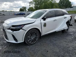 2023 Lexus RX 350h with VIN 2T2BBMCAXPC008715, listed as a Copart auction lot 52607205 with 18,421 mi miles and Salvage title. Bid and sale history available at DreamBid. Image 1.