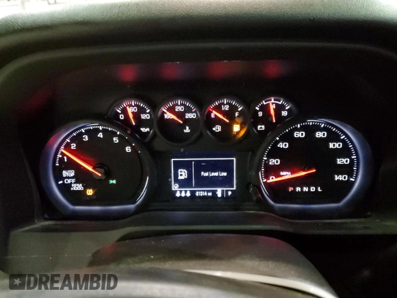 2024 Chevrolet Silverado 1500 Custom Trail Boss with VIN 3GCPDCEK2RG183022, listed as a Copart auction lot 82964444 with 21,314 mi miles and Salvage Title. Bid and sale history available at carsss.com. Image 9.