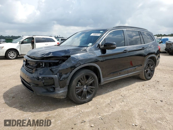 2021 Honda Pilot Special Edition with VIN 5FNYF5H29MB022140, listed as a Copart auction lot 54865815 with 87,294 mi miles and Salvage Title. Bid and sale history available at DreamBid. Image 1.