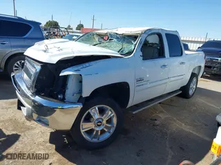 2012 Chevrolet Silverado 1500 LT with VIN 3GCPCSE01CG114504, listed as a IAAI auction lot 41850195 with 165,930 mi miles. Bid and sale history available at carsss.com. Image 2.