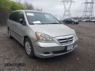 2005 Honda Odyssey LX with VIN 5FNRL38255B085979, listed as a IAAI auction lot 41971745 with 161,170 mi miles. Bid and sale history available at carsss.com. Image 13.