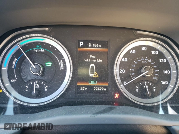 2020 Hyundai Sonata Hybrid Ultimate with VIN KMHL34JJ0LA011433, listed as a Copart auction lot 76461464 with 27,479 mi miles and Salvage Title. Bid and sale history available at carsss.com. Image 9.