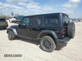 2024 Jeep Wrangler Sport with VIN 1C4PJXKN7RW237317, listed as a Copart auction lot 48219945 with 29,092 mi miles and Salvage title. Bid and sale history available at DreamBid. Image 2.