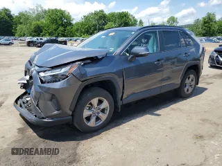 2023 Toyota RAV4 XLE with VIN 2T3P1RFV0PC331350, listed as a Copart auction lot 61234355 with 27,962 mi miles and Salvage title. Bid and sale history available at DreamBid. Image 1.