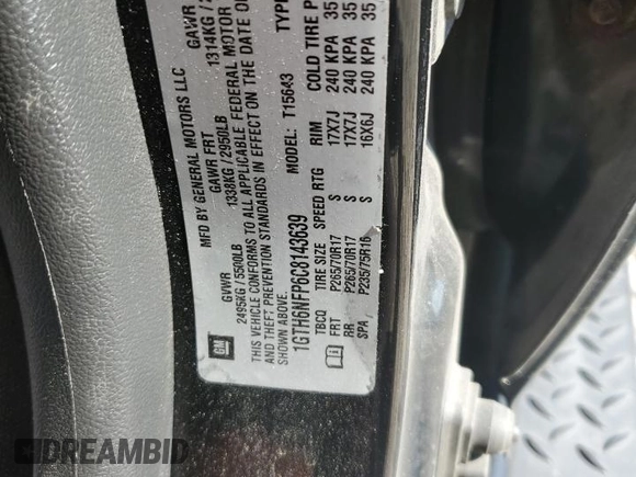 2012 GMC Canyon SLT with VIN 1GTH6NFP6C8143639, listed as a Copart auction lot 72402344 with 98,290 mi miles and Salvage Title. Bid and sale history available at carsss.com. Image 14.
