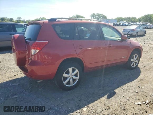 2007 Toyota RAV4 Limited with VIN JTMBK31V875032707, listed as a Copart auction lot 57705835 with 184,341 mi miles and Clean title. Bid and sale history available at DreamBid. Image 3.