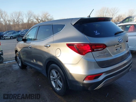 2018 Hyundai Santa Fe Sport 2.4L with VIN 5NMZT3LB6JH067040, listed as a IAAI auction lot 41760708 with 101,302 mi miles. Bid and sale history available at carsss.com. Image 3.
